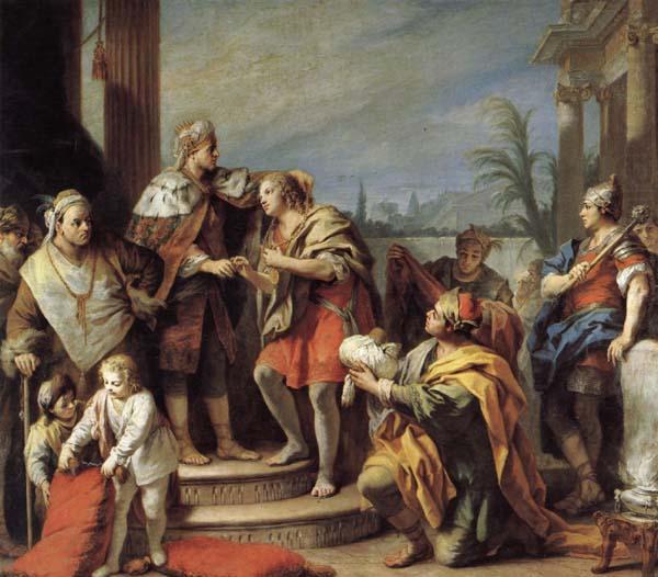 Joseph in Pharaob's Palace, Jacopo Amigoni